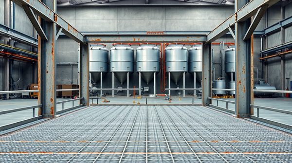 Plateforme industrielle en acier galvanisé : alliez sécurité et design